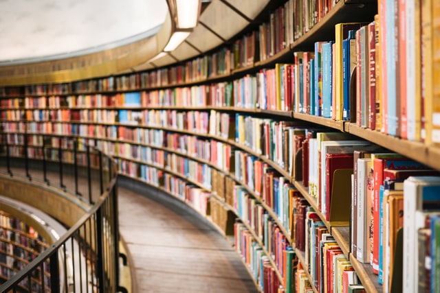 the library of a selective school