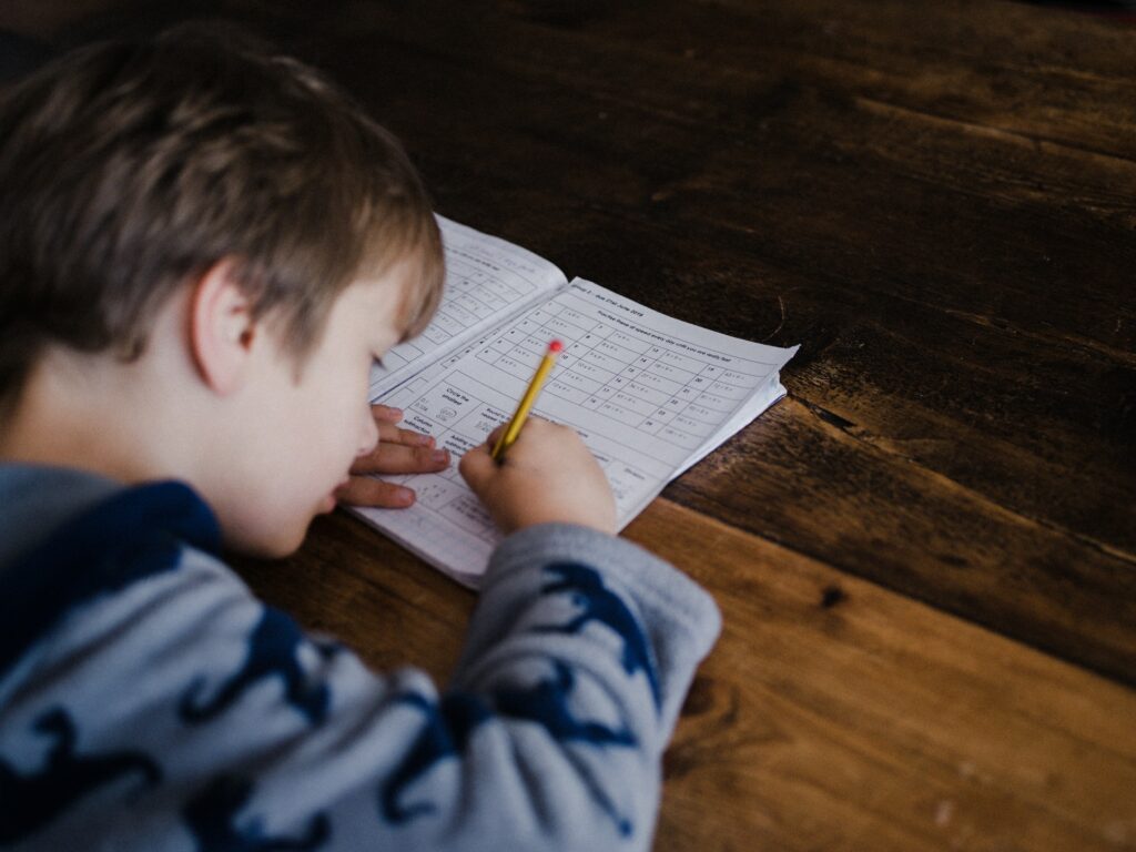 kid studying math after reading tips for the selective school test mathematical reasoning section