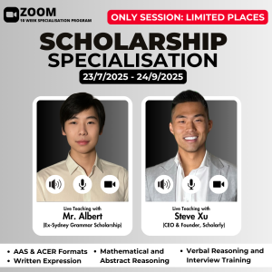 Year 5 Scholarship Specialisation Zoom With Mr. Steve & Mr. Albert Term 3 2025