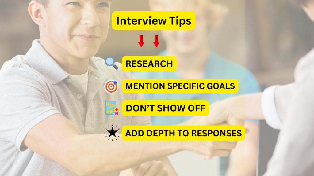 INTERVIEW TIPS FOR NSW PRIVATE SCHOOL SCHOLARSHIP.