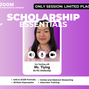 Year 5 Scholarship Essentials Zoom With Ms. Yiying Term 1 2026