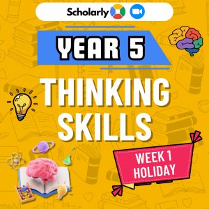 Year 5 Thinking Skills Spring Holiday Week 1 Zoom Booster 2025