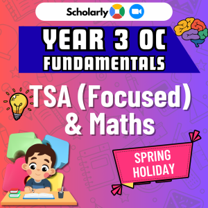 Year 3 OC Fundamentals Thinking Skills (Focused) & Mathematical Reasoning Zoom