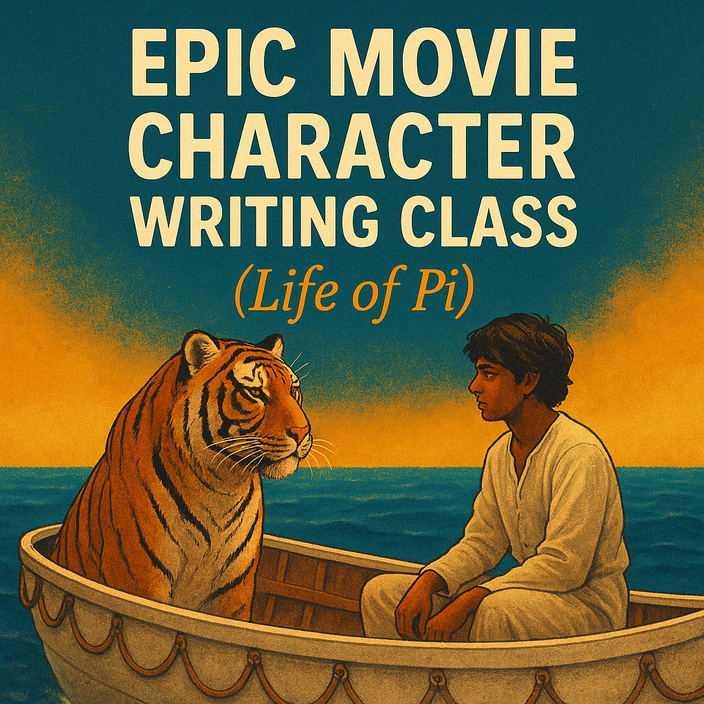 Epic Movie Character Writing Class (Life of Pi)