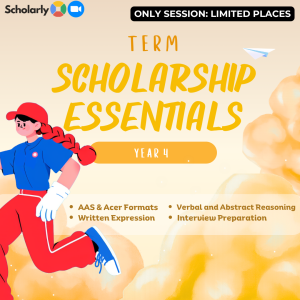 Year 4 Scholarship Essentials Zoom Term 4 2026