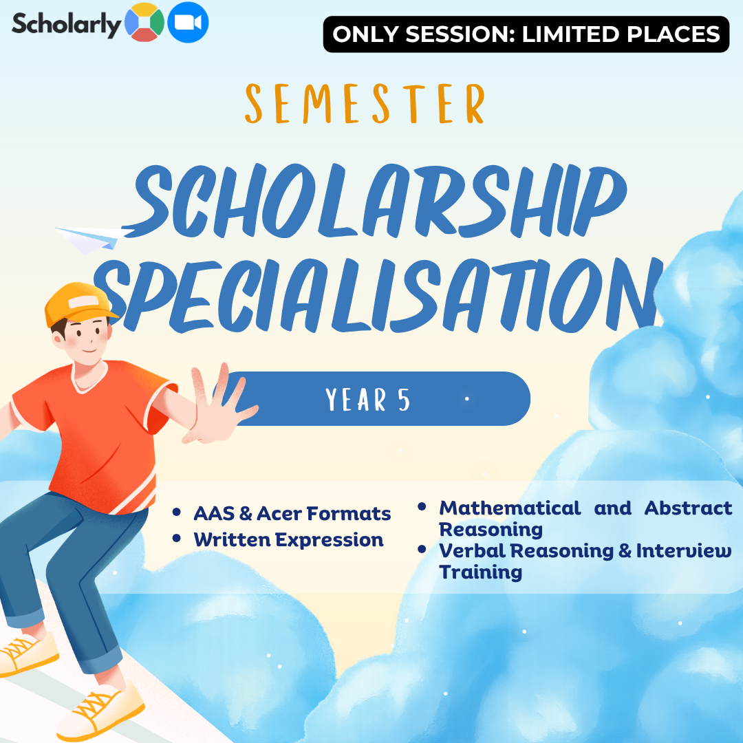 Year 5 Scholarship Specialisation Zoom Semester 2